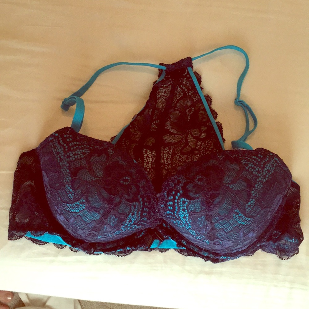 Pink by Victoria secret date racer back bra 36b